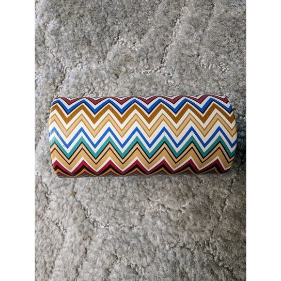 Chevron Kiss Lock Coin Purse multicolor petite purse accessory cute change purse - Picture 3 of 8
